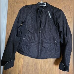 EXCELLENT Condition SHIFT XS Black Motorcycle Jacket Removable Lining & Armor Wo